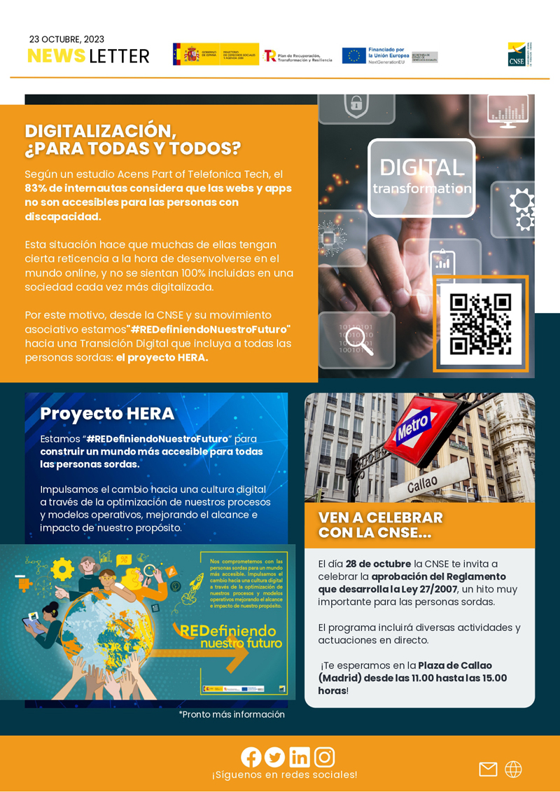 Newletter I Proyecto Hera 20 10 23