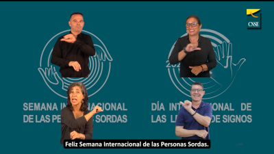 Manifiesto de la CNSE por la semana internacional de las personas sordas 2025