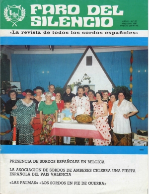 Nº 87 - Presencia de los sordos españoles en Bélgica