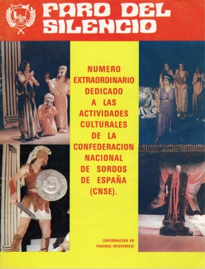 Nº E - Numero Extraordinario dedicado a las actividades culturales de la confederación nacional de sordos de España (C.N.S.E.))