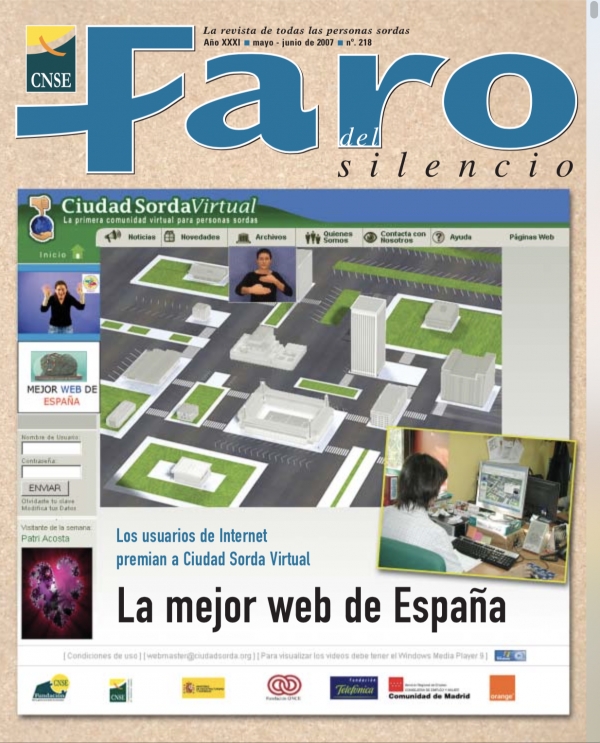 Nº 218 - Ciudad sorda Virtual: La mejor web de España
