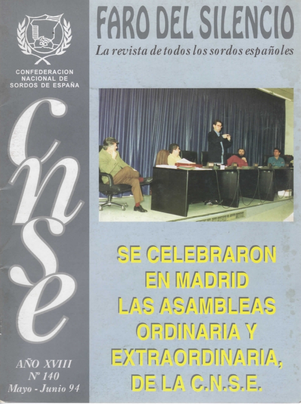 Nº 140 - Se celebran en Madrid las asambleas ordinaria y extraordinaria de la C.N.S.E.