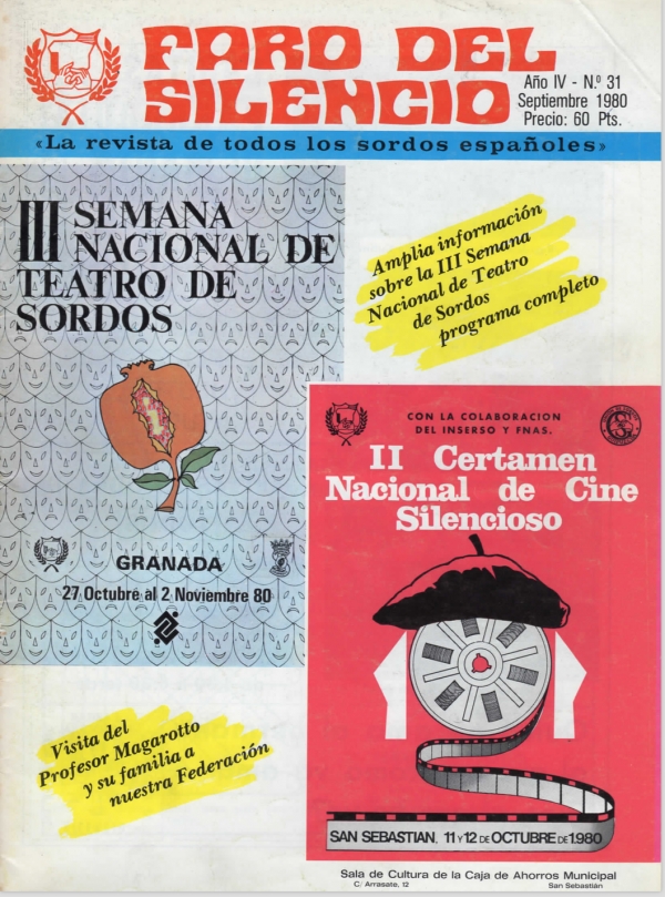 Nº 31 - II Certamen nacional de cine para sordos