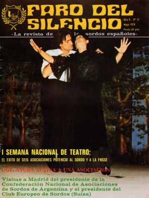 Nº 12 - I Semana nacional de teatro: el éxito de seis asociaciones potencio al sordo y a la F.N.S.S.E