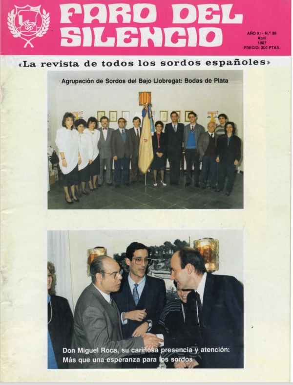 Nº 86 - Agrupación de sordos del bajo Llobregat: Bodas de Plata