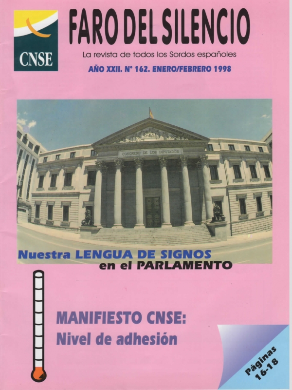 Nº 162 - Nuestra Lengua de signos en el Parlamento