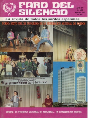 Nº 122 - Tokio: Éxito del XI congreso de la federación mundial de sordos