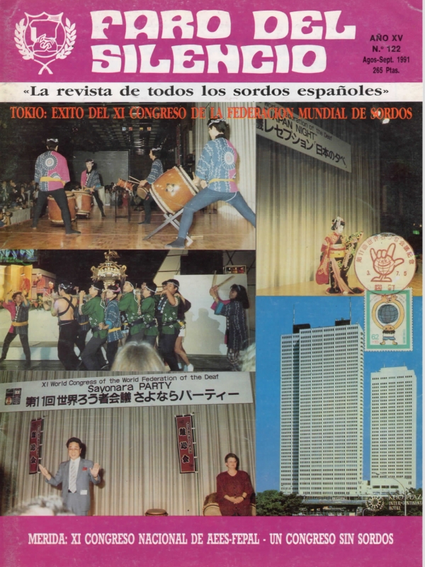 Nº 122 - Tokio: Éxito del XI congreso de la federación mundial de sordos