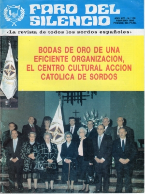 Nº 110 - Bodas de oro de una eficiente organización, el centro cultural acción católica de sordos