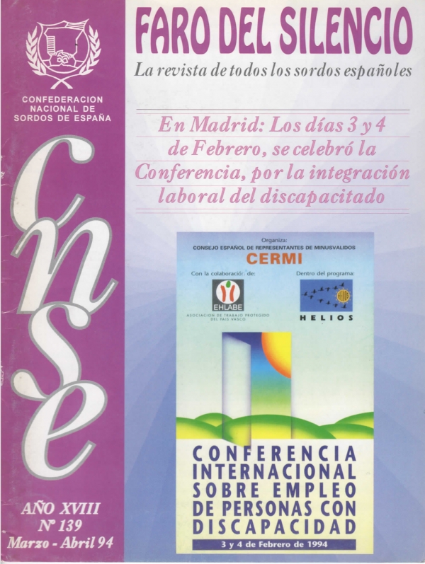 Conferencia internacional sobre empleo de personas con discapacidad