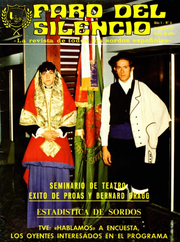 Nº 6 - Seminario de teatro, éxito de Proas y Bernard Bragg