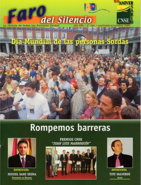 Nº 184 - Día mundial de las personas sordas - Rompemos barreras
