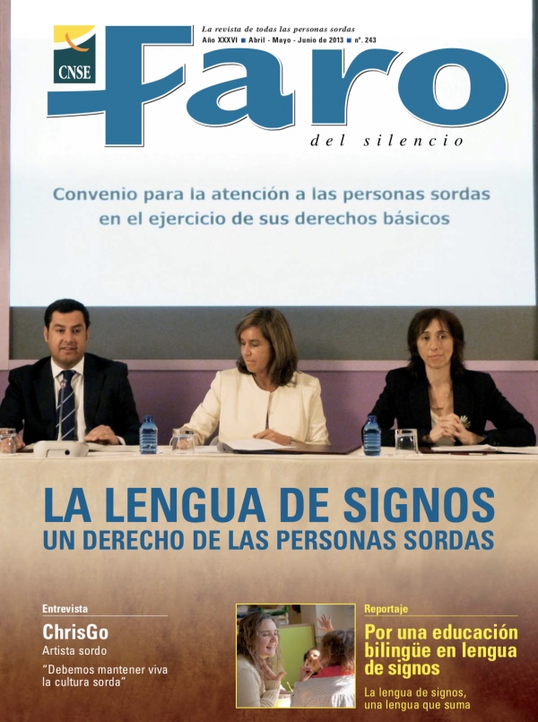 Nº 243 - La lengua de signos un derecho de las personas sordas