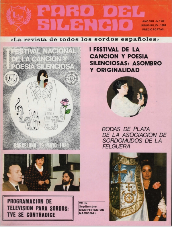 Nº 62 - I Festival de la canción y poesía silenciosas: asombro y originalidad