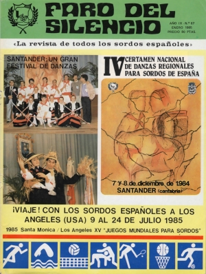 Nº 67 - IV Certamen nacional de danzas regionales para sordos en España