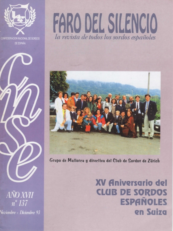 Nº 137 - XV aniversario del Club de Sordos Españoles en Suiza
