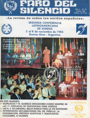 Nº 76 - Segunda conferencia latinoamericana de sordos